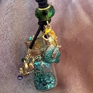 Kirks Folly Whisper Mermaid in a Bottle Necklace